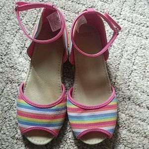 Colorful girls espadrilles